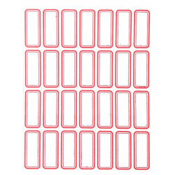 Self adhesive stickers